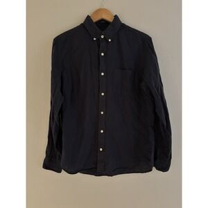 J.CREW Long Sleeve Slim Fit‎ 100% Linen Men's M Button Up Shirt